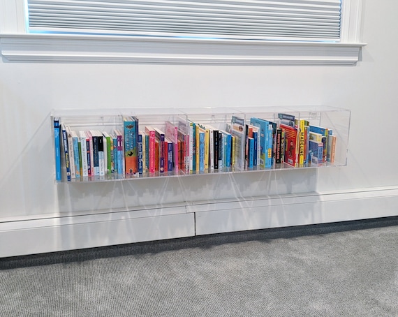 Now You See It Clear Acrylic Floating Cube Shelf + Reviews