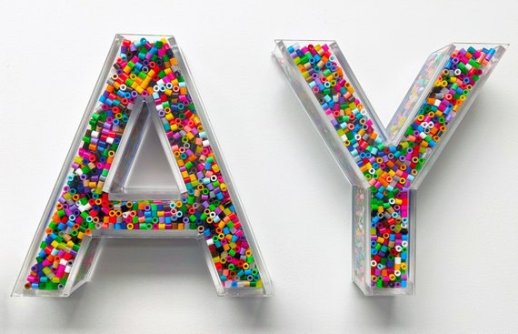 24h Fillable Acrylic Letter, Bar or Bat Mitzvah Letters, Acrylic Wedding  Letters, Plastic Letters Fill With Candy, Etc. 