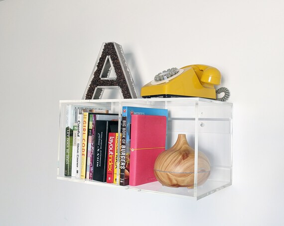 Acrylic bookcase discount