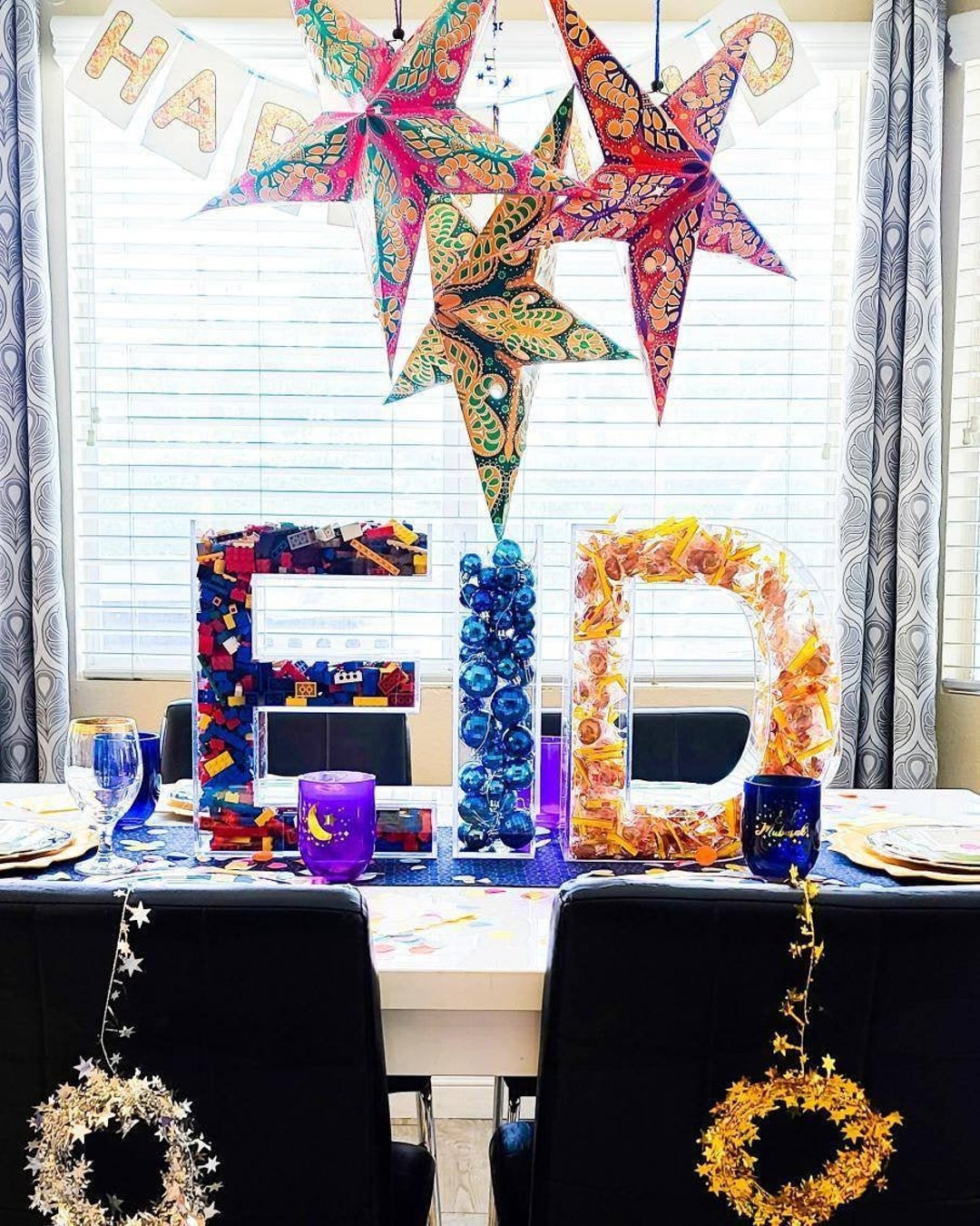 EID Fillable Letters, 14h Acrylic Candy Dispenser, EID Plastic Letters Fill With Candy, Etc. Etsy