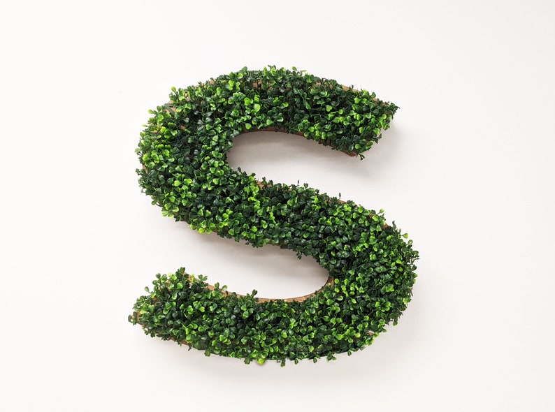 Artificial Boxwood Letter Price per Letter Dimensional Etsy