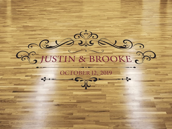 Wedding Dance Floor Vinyl Sticker Wedding Decor Diy Vinyl Etsy