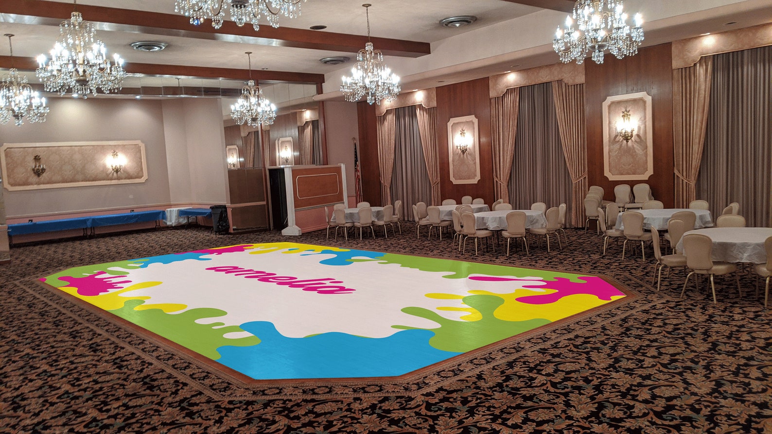 Custom Dance Floor Wrap Dance Floor Decal Custom Dance Etsy