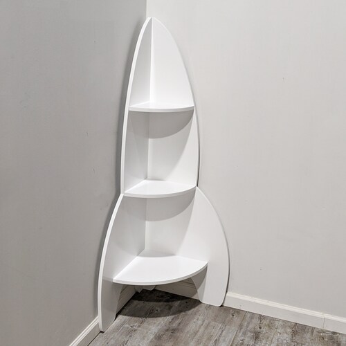 Rocket Ship Nursery Shelf Etsy