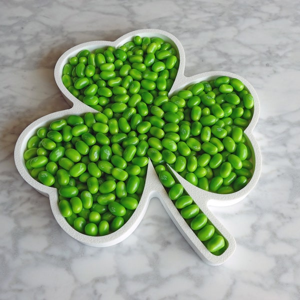 Shamrock Candy Dish, St. Patricks Day Candy, St. Patty's Candy Dish, Shamrock Candy Dish