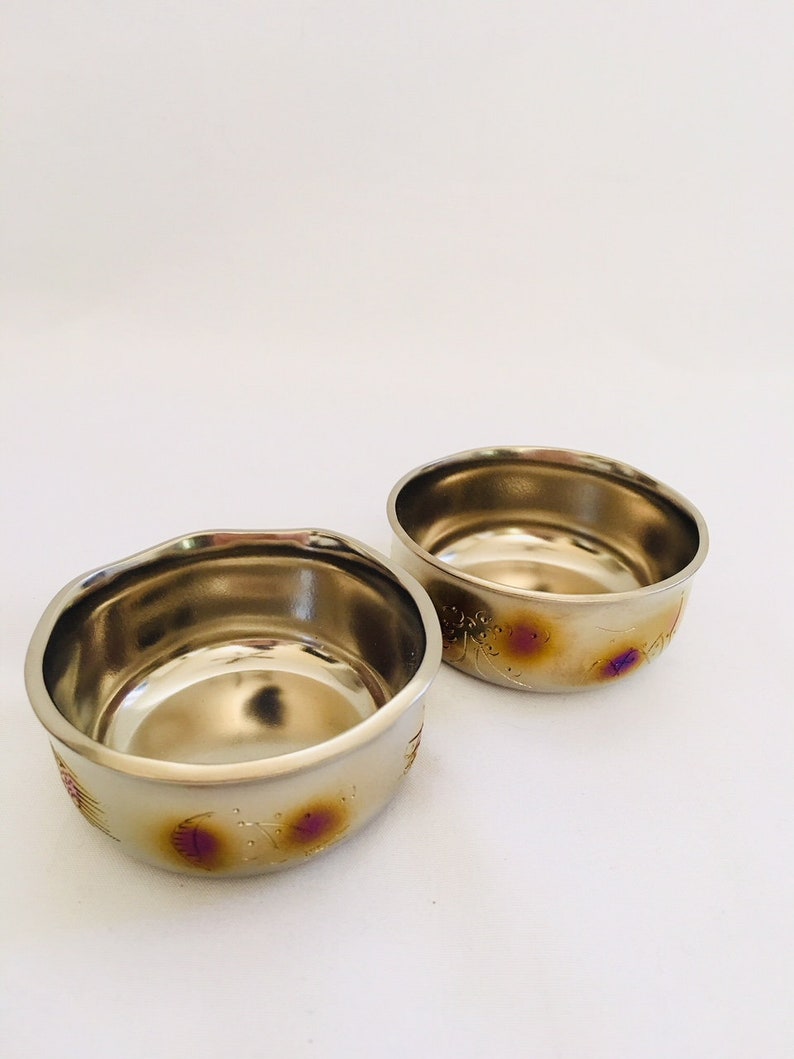 Gold Sake Cup Set Pure Titanium Japanese Bar Set Etsy