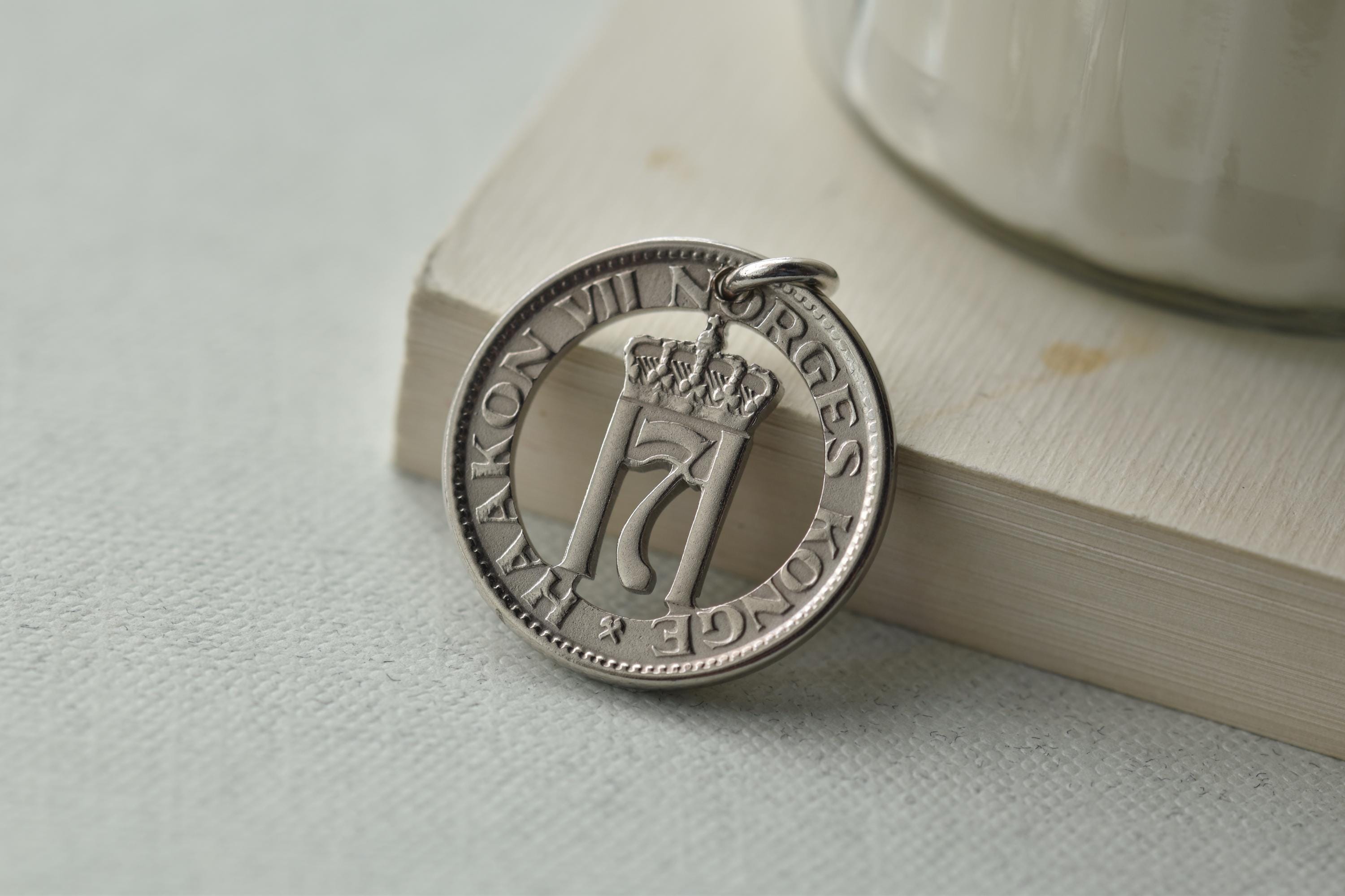 Norway 50 ore coin - Etsy 日本