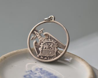 スペイン 1ペセタ硬貨 KM767 1944年地図 - Etsy 日本