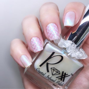 Moonstone Crystal Infused Nail Polish New Beginnings image 2