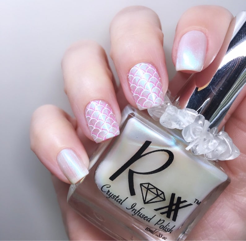 Moonstone Crystal Infused Nail Polish New Beginnings image 2