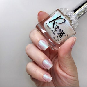 Moonstone Crystal Infused Nail Polish New Beginnings image 4