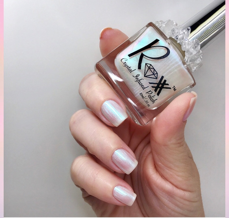 Moonstone Crystal Infused Nail Polish New Beginnings image 4