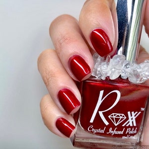 Garnet Crystal Infused Nail Polish Passion image 5