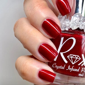 Garnet Crystal Infused Nail Polish Passion image 6