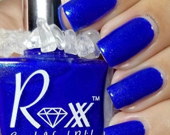 Lapis Lazuli Crystal Infused Nail Polish - Wisdom, Toxic-Free, Cruelty Free, Metaphysical Beauty, Crystal Energy