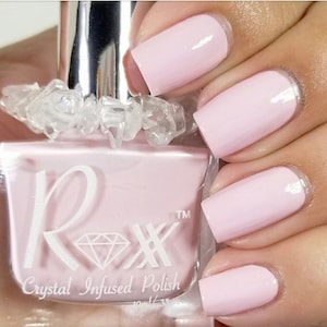 Rose Quartz Crystal Infused Nail Polish Love image 1