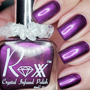 Amethyst - Crystal Infused Nail Polish - Spiritual Growth