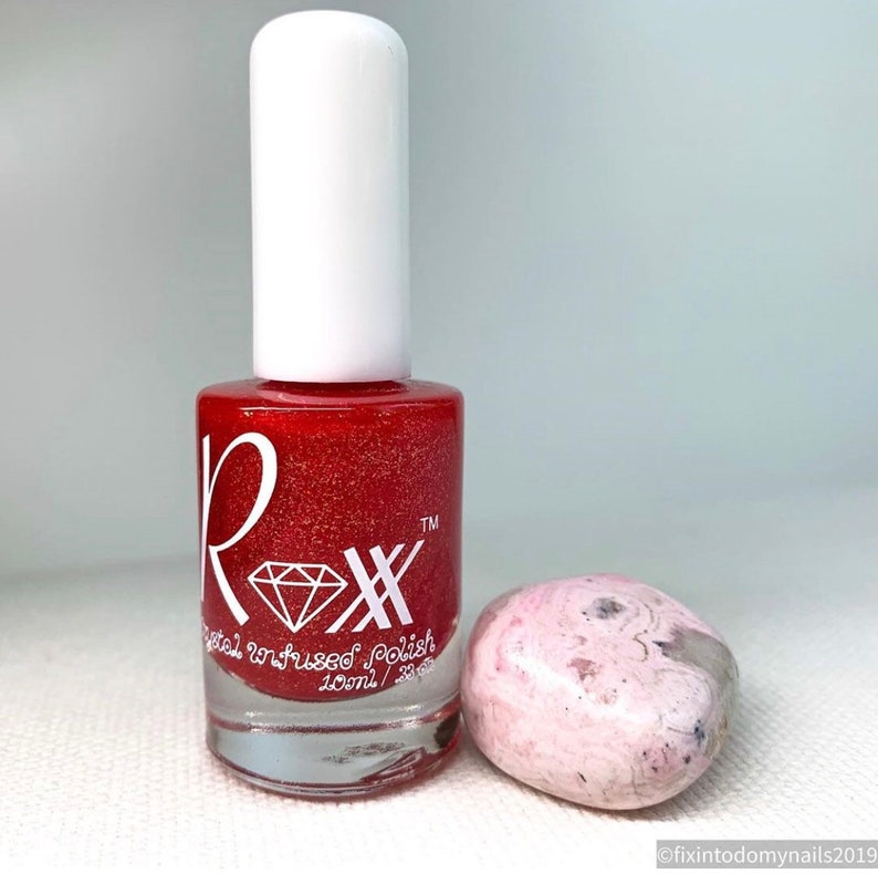 Roxx for Kids Rhodonite Crystal Infused Nail Polish Patience image 6
