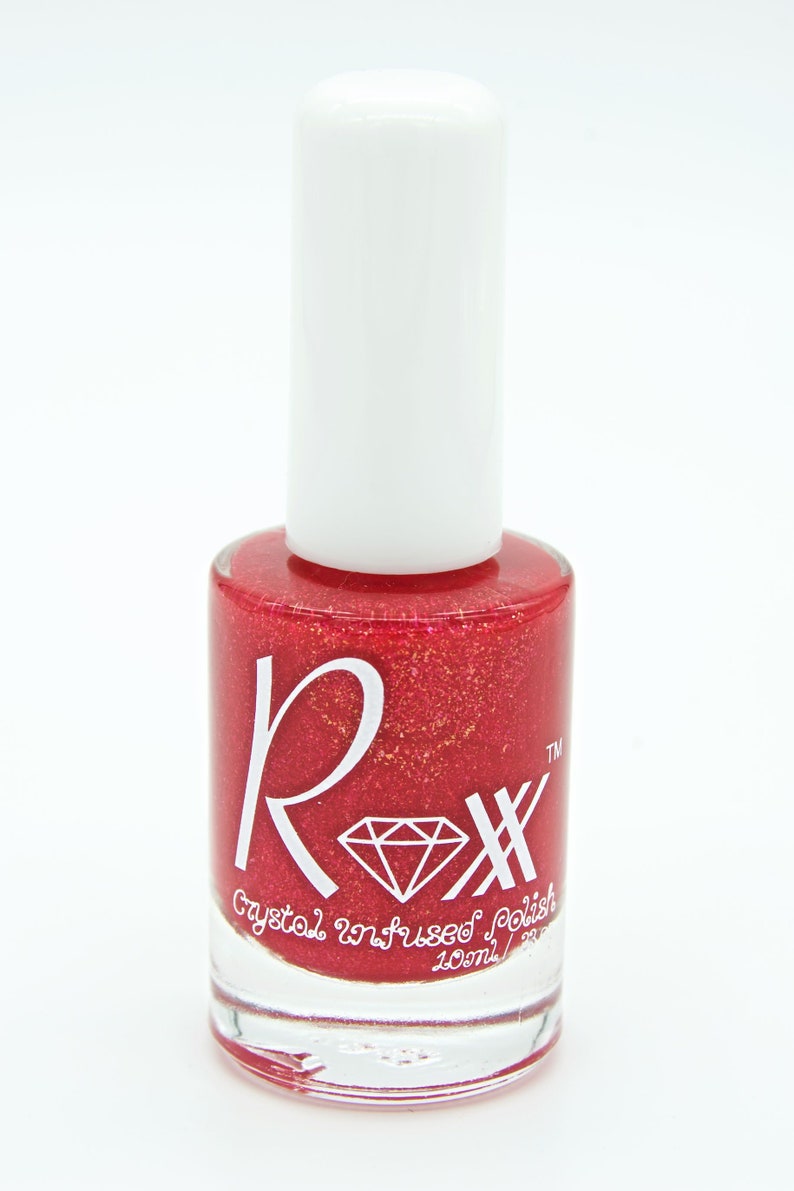 Roxx for Kids Rhodonite Crystal Infused Nail Polish Patience image 3