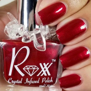 Garnet Crystal Infused Nail Polish Passion image 1