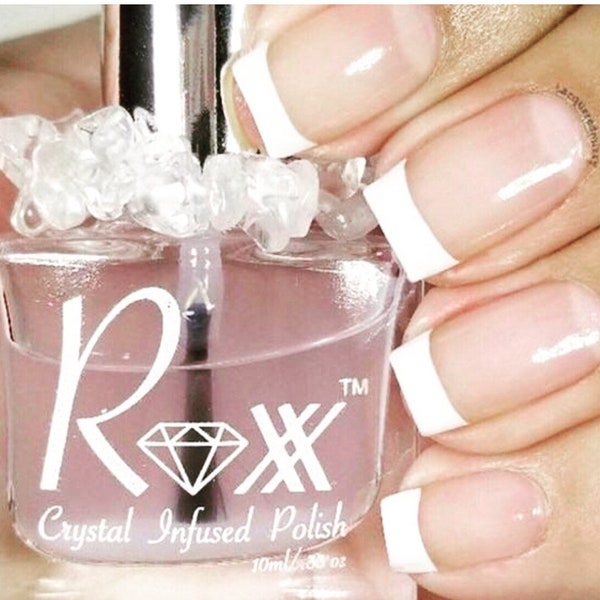 Clear Quartz Base/Top Coat - Crystal Infused Nail Polish - Intuition