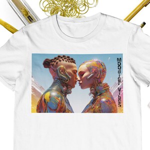Midjourney Futuristic Tshirt, Midjourney Moodier Vibes Shirt, AI t shirts