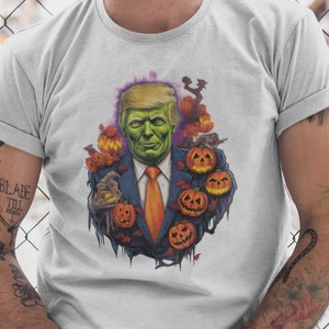 Trump Halloween Tshirt Trump T shirt Halloween T-shirt Political shirts Donald Trump shirt Graphic Tee Trumpkin Tshirt