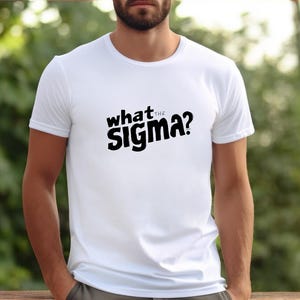 What the sigma t-shirt - teen slang graphic tee, funny meme shirt, unisex streetwear