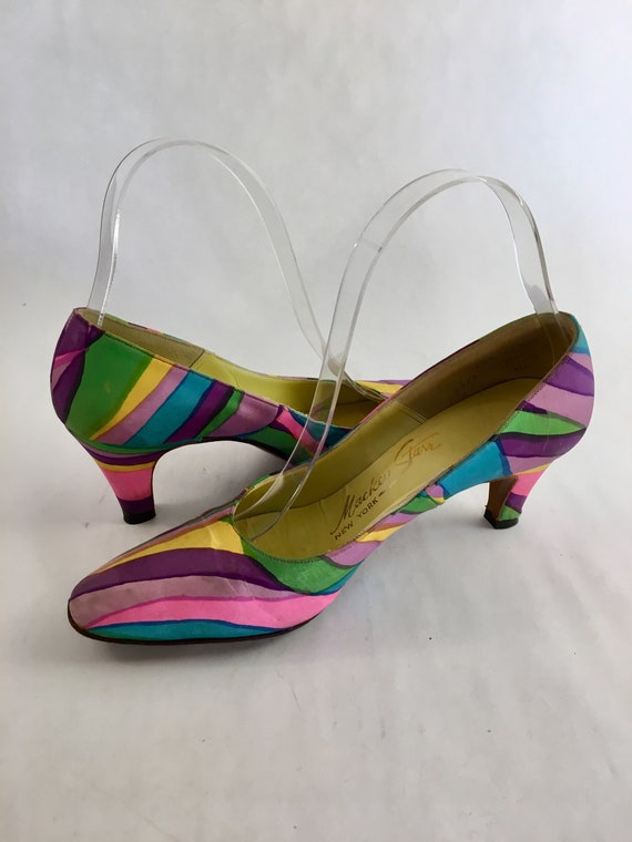 Psychedelic Swirl Mackey Starr heels size US 5.5 r