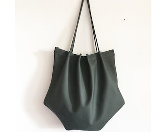Green crossbody, real italian leather, tote bag leather, hobo leather bag, soft leather purse, leather hobo handbag, cross body hobo bag