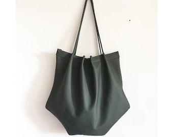 Green crossbody, real italian leather, tote bag leather, hobo leather bag, soft leather purse, leather hobo handbag, cross body hobo bag