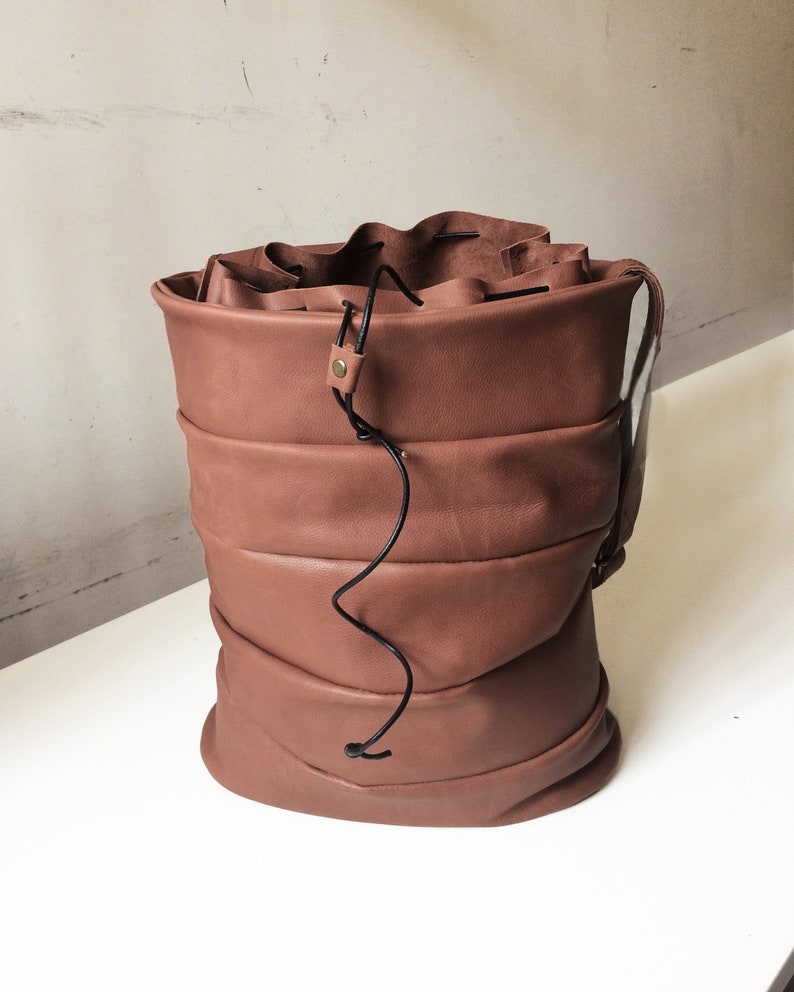 italian leather bucket bag