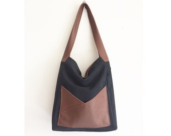 Suede leather bag, Leather hobo bag, Suede hobo handbag, Soft leather bag, Gray suede purse, Woman leather purse, Suede tote bag, BBagdesign