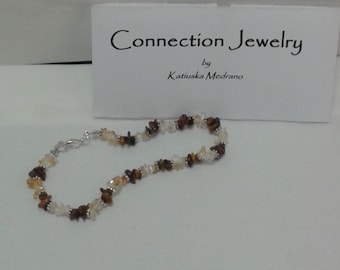 Bracelet Attraction-Clarity Tiger eyes Citrine  Christmas Gift Fine Jewelry Holidays Brown Stone Birthday stone Gifts Handmade Gift for Men