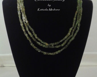 Faridat - Peridot Necklace, Sterling silver, Gems Chakra, Handmade Gift, Christmas Holidays, Ready to Ship, Gift for Mom, Gift for her