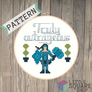 Taric is Truly Outrageous - League of Legends Cross Stitch Pattern - Instant Download PDF