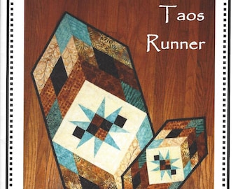Taos Runner Quilt Pattern by Whirligig Designs WD-TR *Domestic 1st Class Shipping Only 2.87*