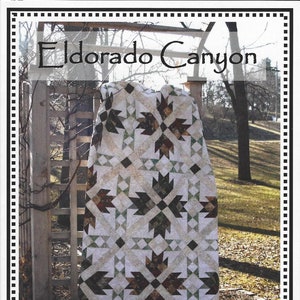 Patrón de edredón Eldorado Canyon de Whirligig Designs Sólo envío 2.87 imagen 1