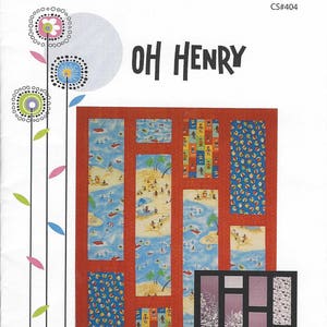 Oh Henry Quilt Pattern by Creative Sewlutions CS#404 *Shipping Only 2.87*