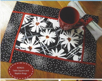 Inside Out Mats Placemat Pattern by Poorhouse Quit Designs PQD-214 *Shipping Only 2.87*