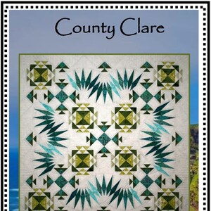 County Clare Quilt Pattern by Whirligig Designs *Domestic 1st Class Shipping Only 3.04*