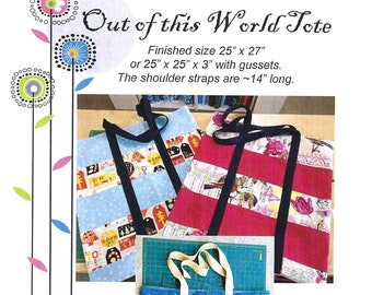 Out of this World Tote Pattern by Creative Sewlutions CS#432 *Domestic 1st Class Shipping Only 2.87*