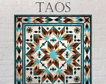 Taos Quilt Kit 51" x 51" Designed by Chris Hoover from Whirligig Designs