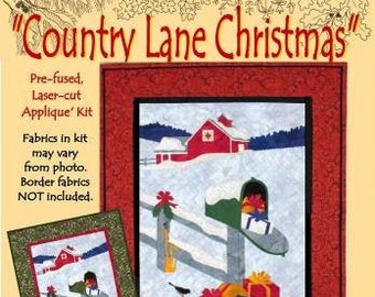 Country Lane Christmas Wall Hanging Kit by Sweet Season Quilts #112K