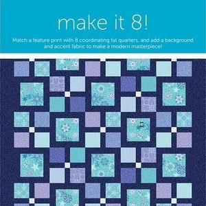 Make it 8! Quilt Pattern by Amanda Murphy Designs *Domestic 1st Class Shipping Only 2.87*