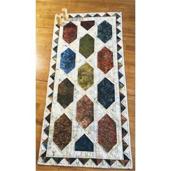 Easy Street Table Runner Pattern by Cut Loose Press *Domestic 1st Class Shipping Only 2.62!*