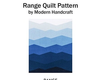 Range Quilt Pattern by Modern Handcraft *Domestic 1st Class Shipping Only 2.75*