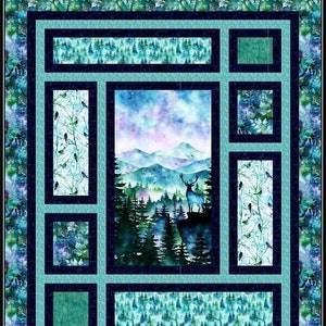 Picture That A Pieced Panel Quilt Pattern by Quilting Renditions Shipping Only 2.87 image 3