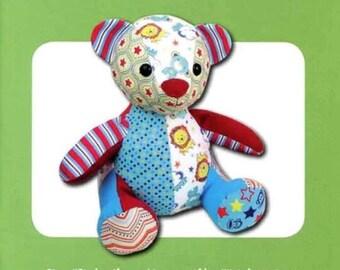 Melody Memory Bear Quilt Pattern by Funky Friends Factory