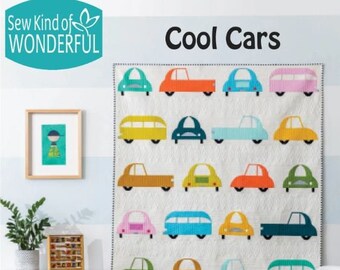 Cool Cars Quilt Pattern from Sew Kind of Wonderful